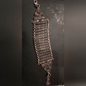 Indian Silver Wide Bracelet German Silver